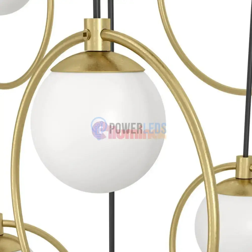 Lustra LED Suspendata SUSPORTOCOLOM Gold powerleds.ro