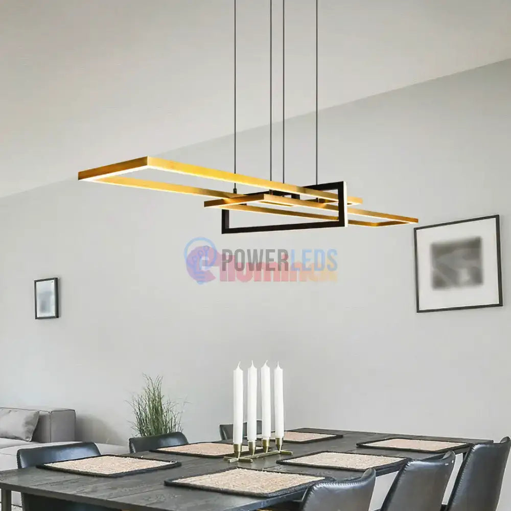 Lustra LED Aurie 34W Suspendata LumaEdge powerleds.ro