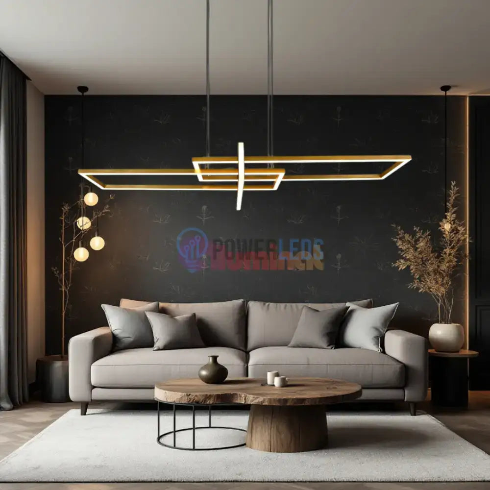 Lustra LED Aurie 34W Suspendata LumaEdge powerleds.ro