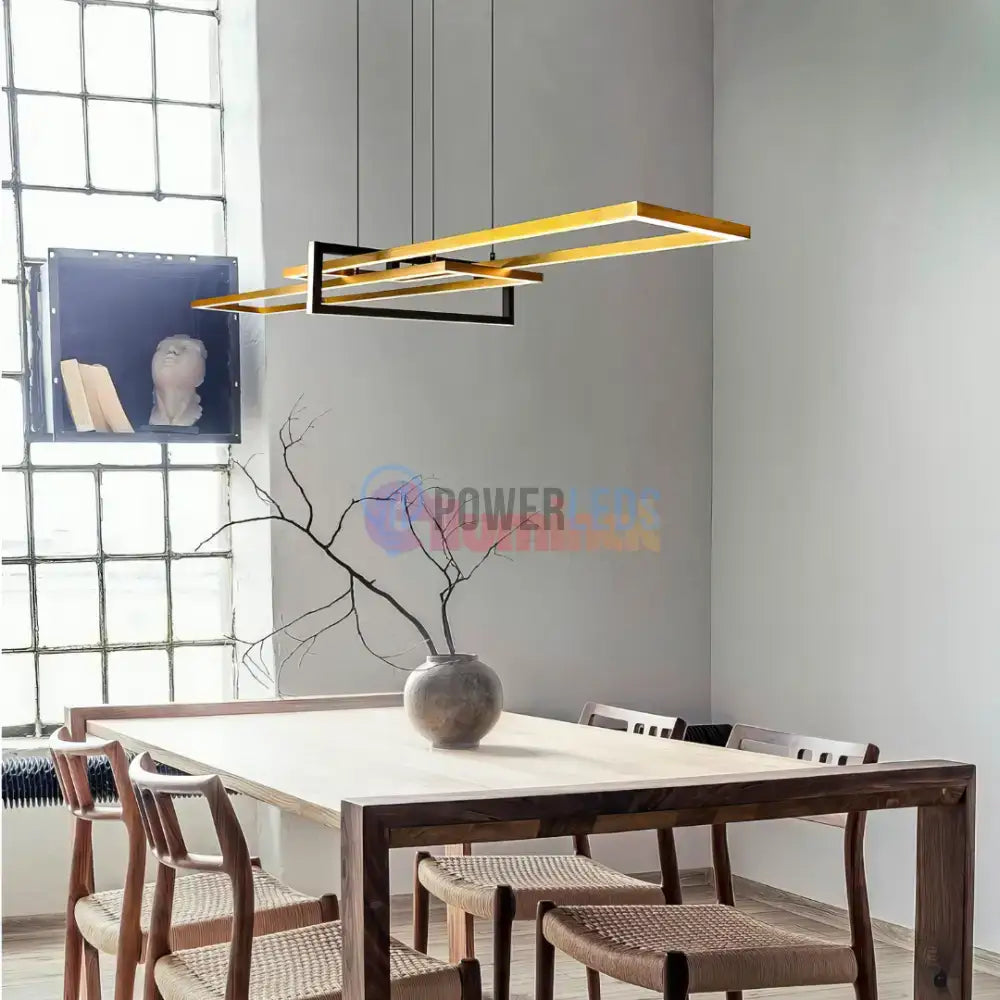 Lustra LED Aurie 34W Suspendata LumaEdge powerleds.ro