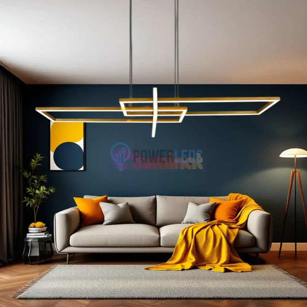 Lustra LED Aurie 34W Suspendata LumaEdge powerleds.ro