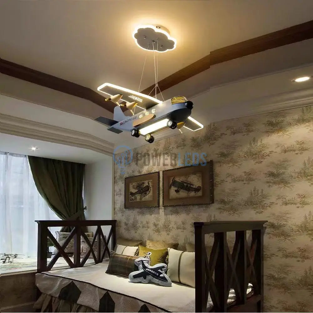 Lustra Led Suspendata War Plane Echivalent 300W Lighting Fixtures