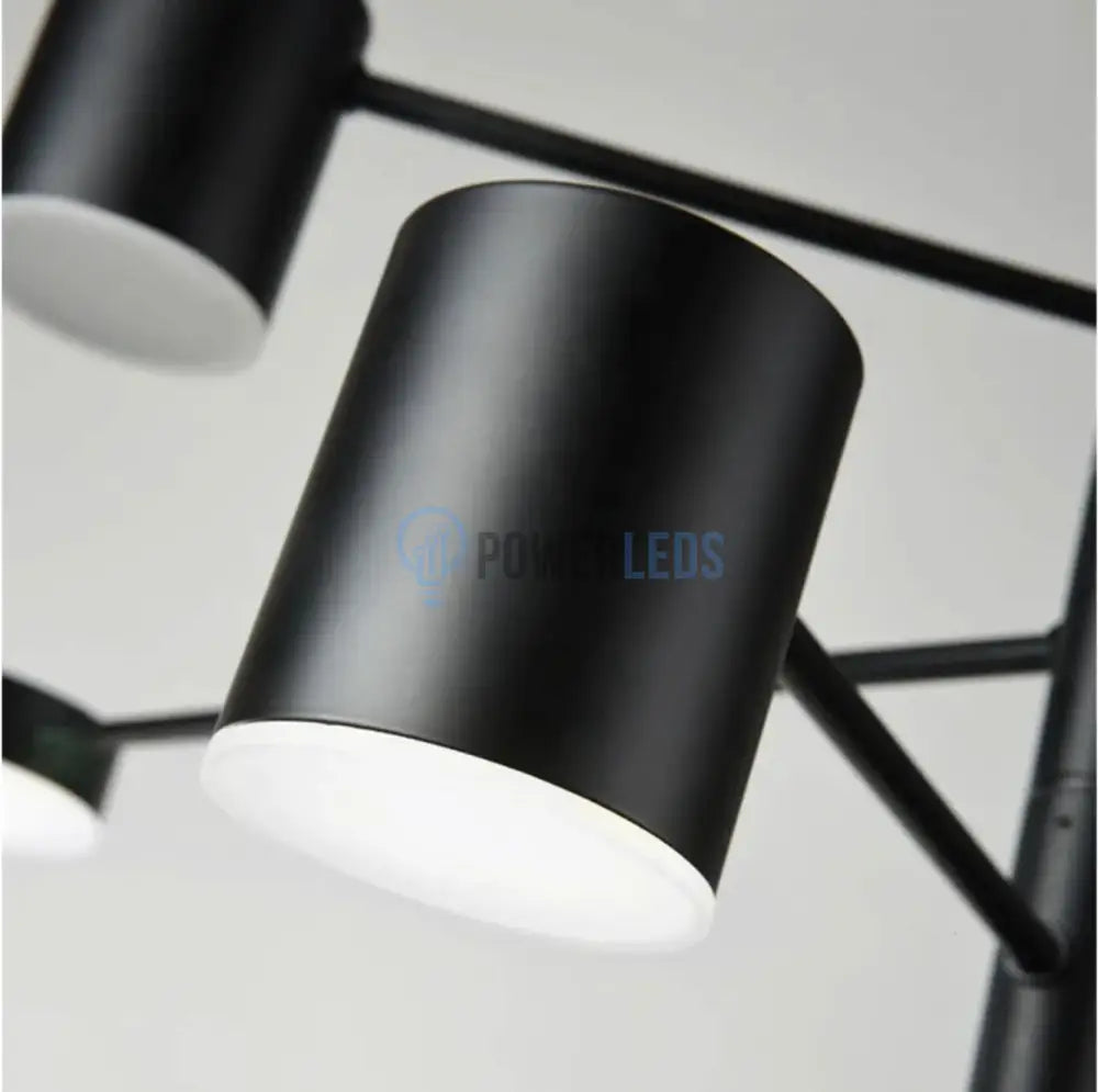 Lustra LED Suspendata Zeyra Black Echivalent 1000W Telecomanda Lighting Fixtures