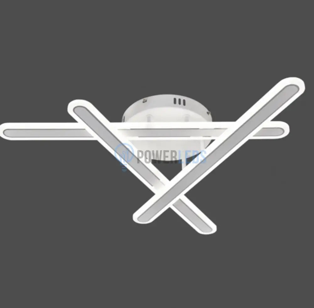 Lustra LED Tenzo Alba 3 Linii Echivalent 400W Telecomanda powerleds.ro