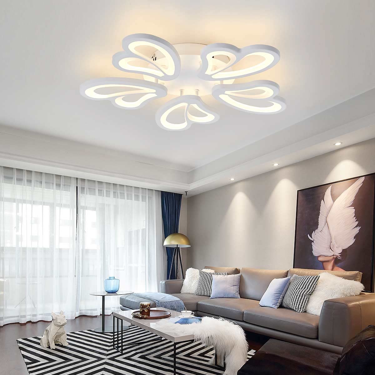 Lustra LED CLIO SMART Echivalent 500W Telecomanda