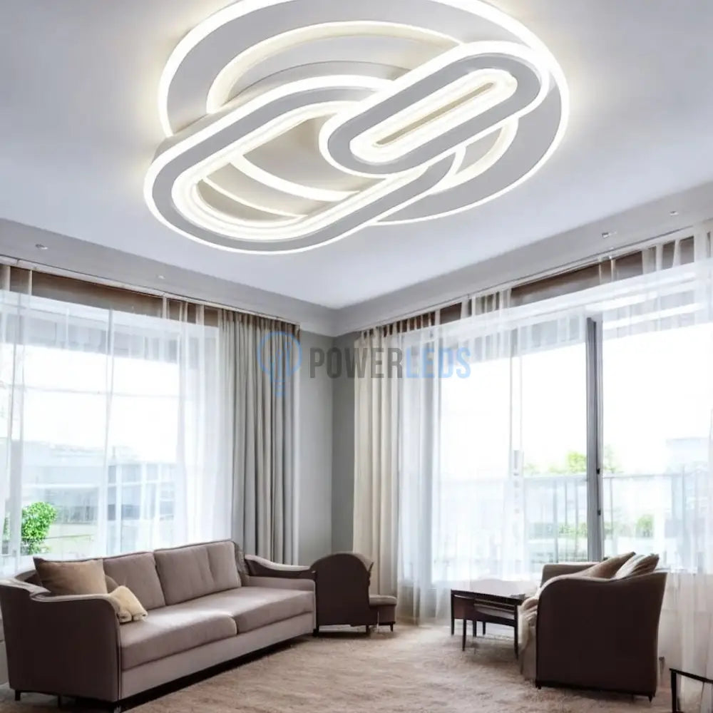 Lustra LED TORKA Circle 3 Functii Echivalent 670W Telecomanda ALBA / CIRCLE DESIGN / 53CM Lighting Fixtures