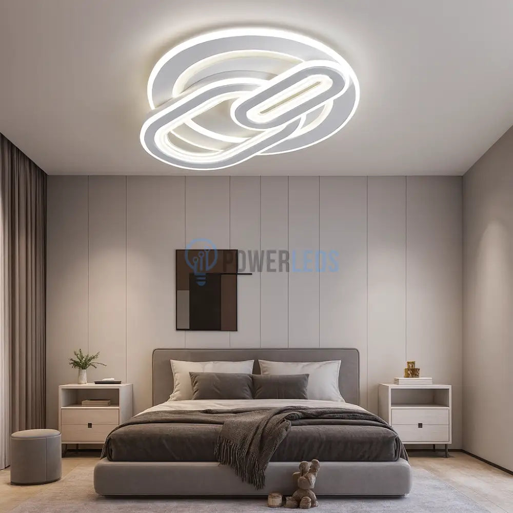 Lustra LED TORKA Circle 3 Functii Echivalent 670W Telecomanda ALBA / CIRCLE DESIGN / 53CM Lighting Fixtures