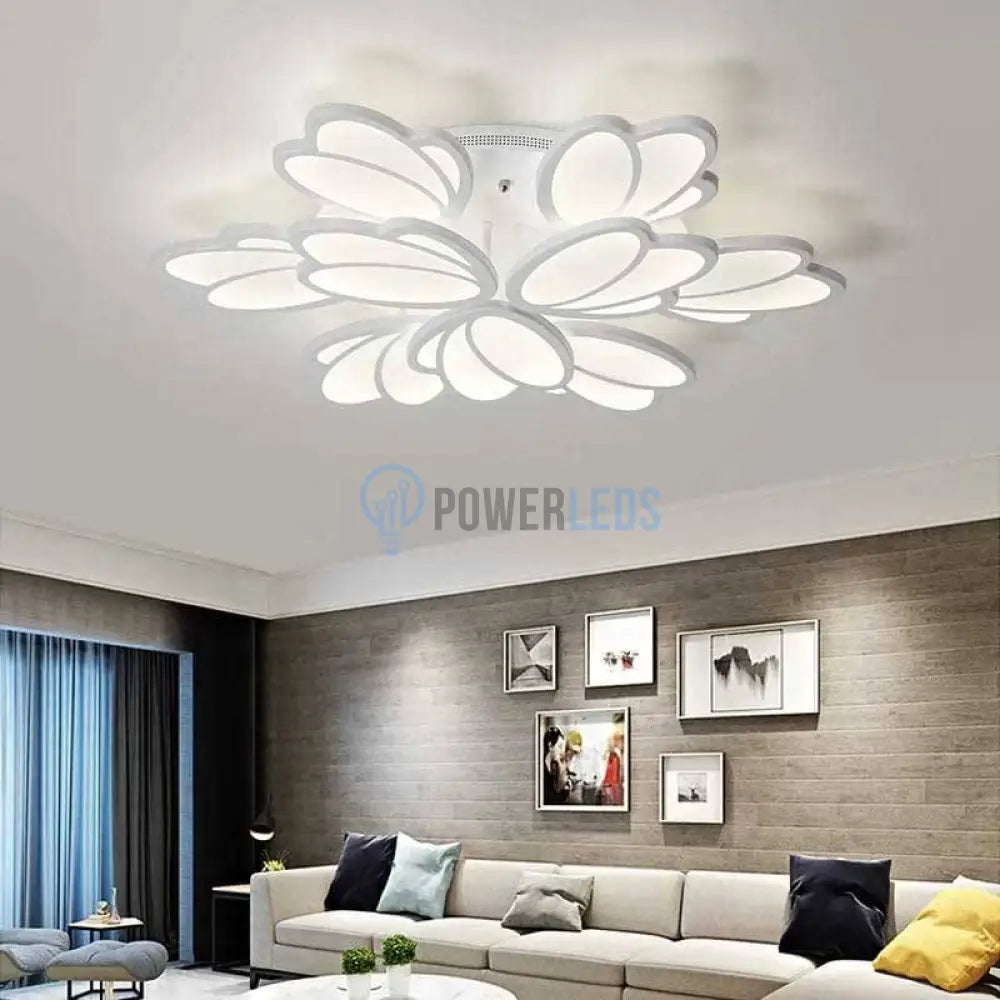 Lustra Led 200W Tulip Grande Telecomanda Echivalent 1000W Lighting Fixtures
