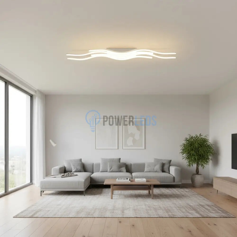 Lustra LED VECTRA White Echivalent 700W Telecomanda Chandeliers