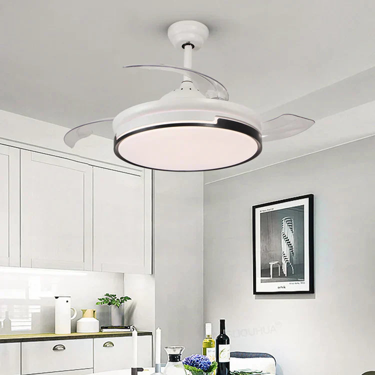 Lustra LED Summer White cu Ventilator Echivalent 300W Telecomanda