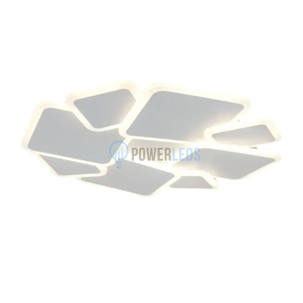 Lustra LED VERRA Squares 3 Functii Echivalent 670W Telecomanda ALBA / MINIMALIST DESIGN / 50CM Lighting Fixtures