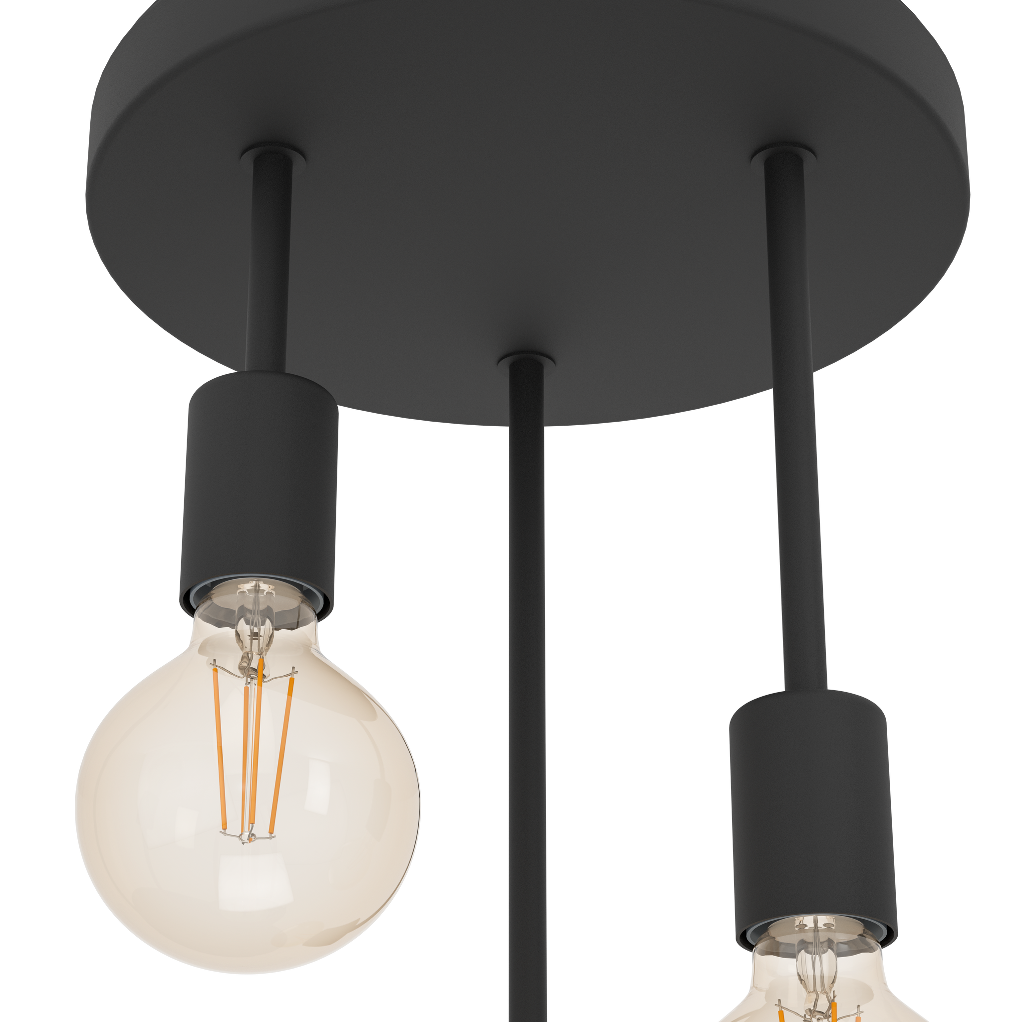 Lustra Vintage WILMCOTE 3xE27 Black 43126