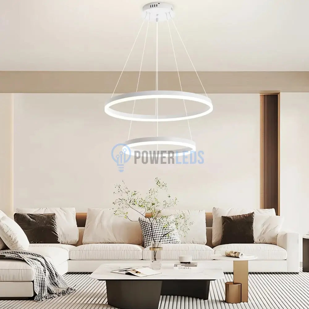 Lustra LED WONDERLAND Alba 2 Segmente Echivalent 400W ALBA / SUSPENDATE Lighting Fixtures