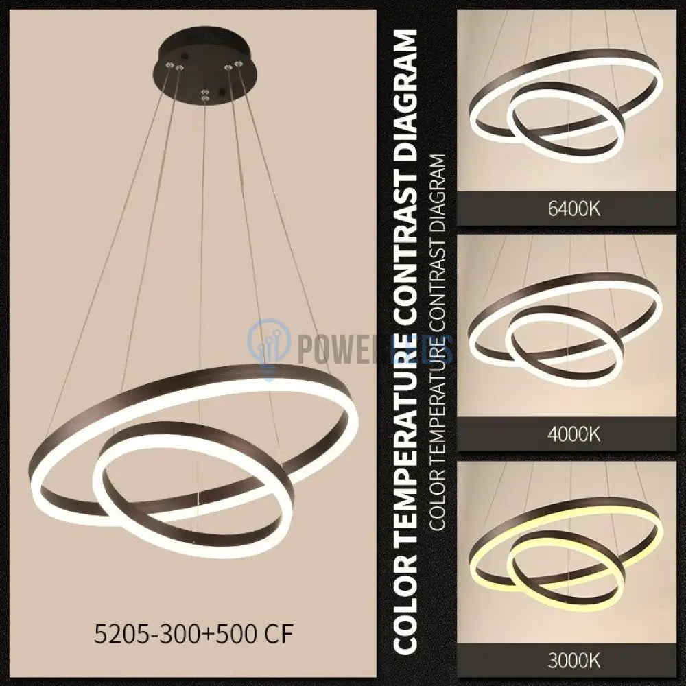 Lustra Led Wonderland Maro 2 Segmente Echivalent 400W Lighting Fixtures