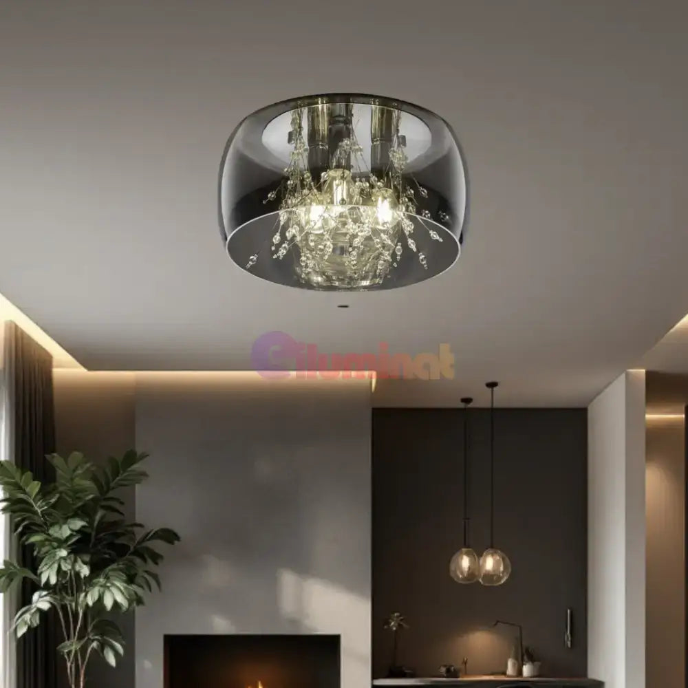 Lustra Chrome 3xE14 ShinePulse 28W powerleds.ro