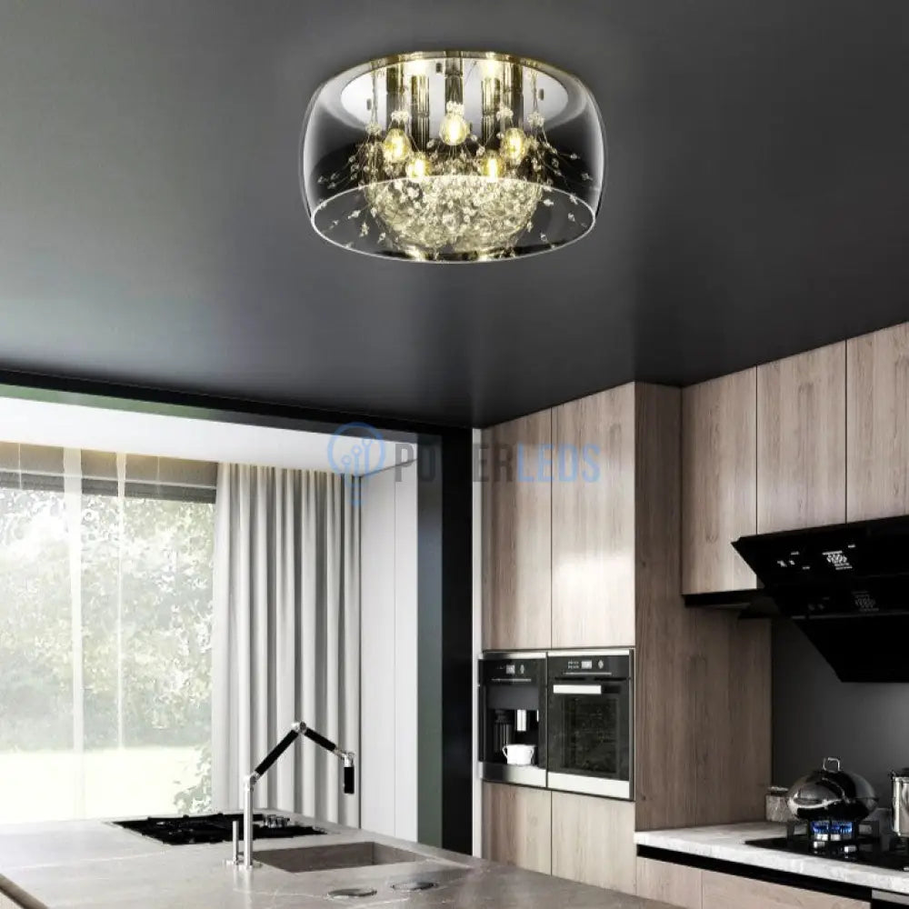 Lustra Luxury CRYSTEL 50cm powerleds.ro