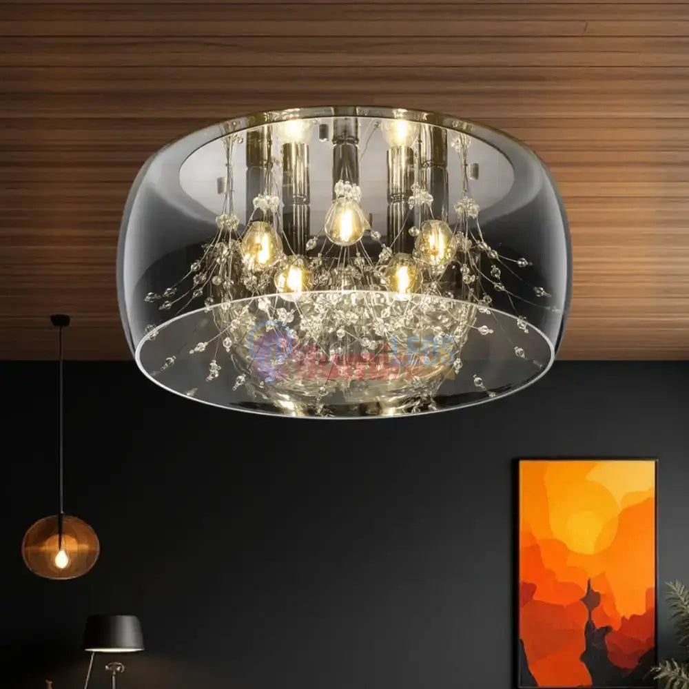 Lustra Luxury CRYSTEL 50cm powerleds.ro