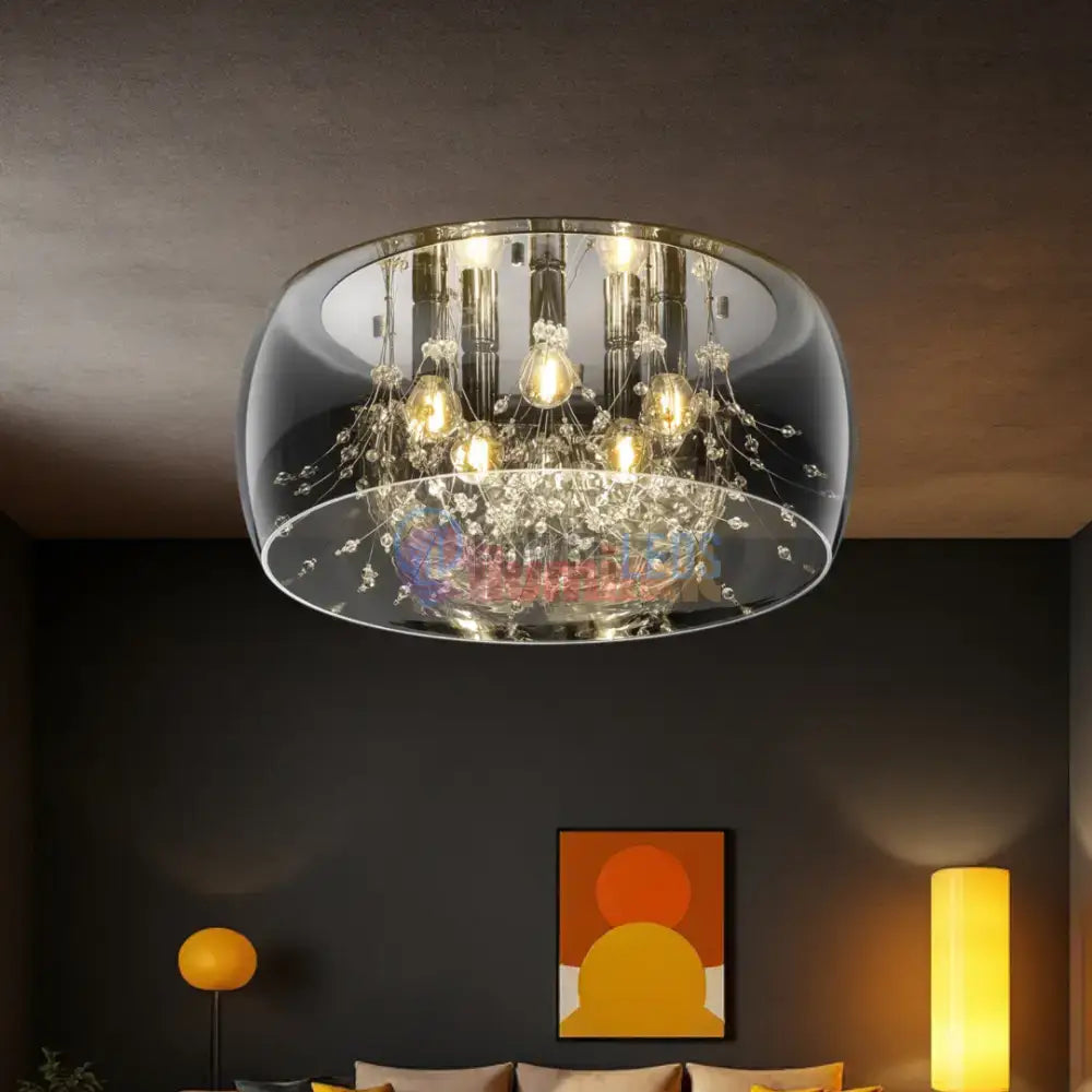 Lustra Luxury CRYSTEL 50cm powerleds.ro