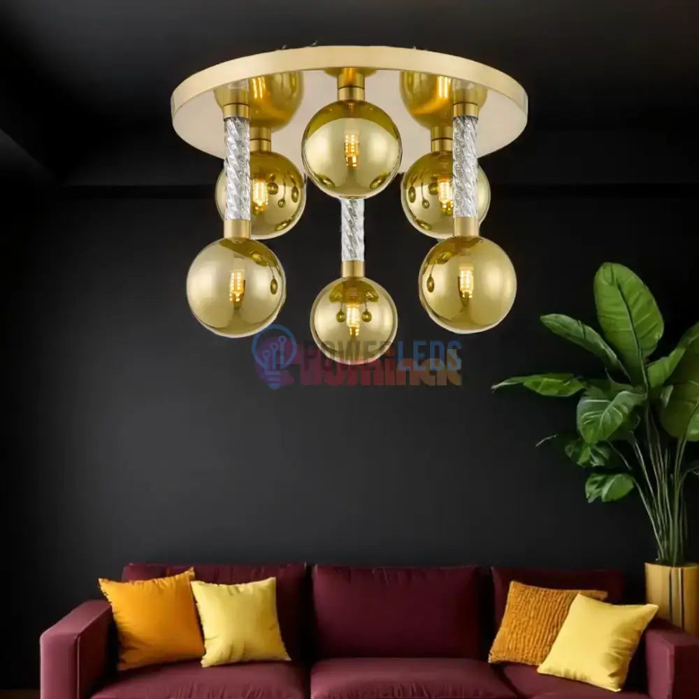 Lustra Luxury Gold Mida powerleds.ro