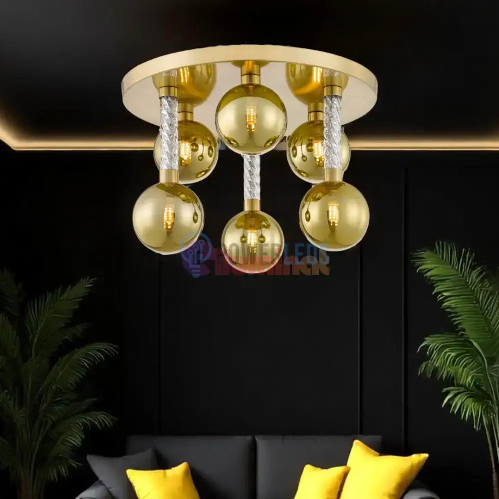 Lustra Luxury Gold Mida powerleds.ro