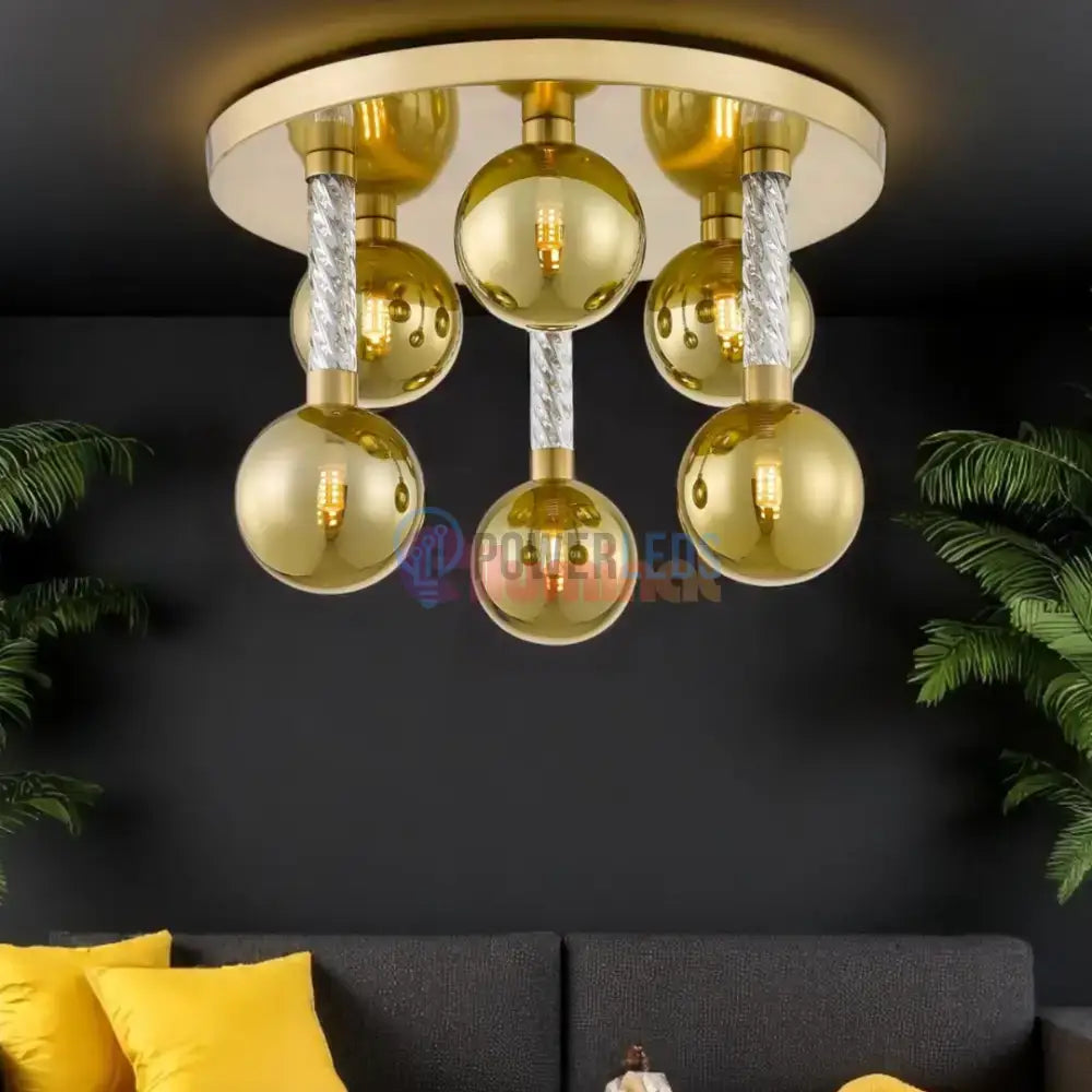 Lustra Luxury Gold Mida powerleds.ro