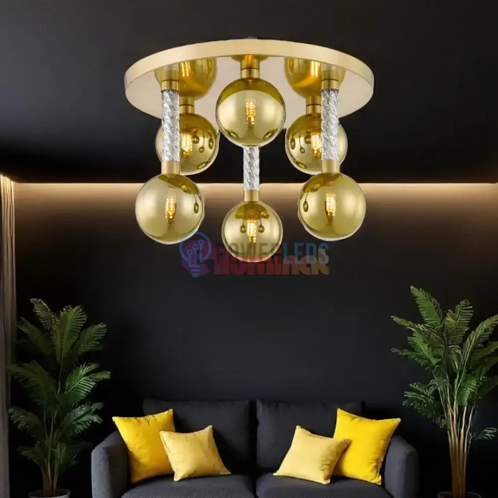 Lustra Luxury Gold Mida powerleds.ro