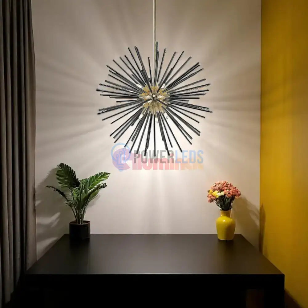 Lustra LED Black+Gold Serico powerleds.ro