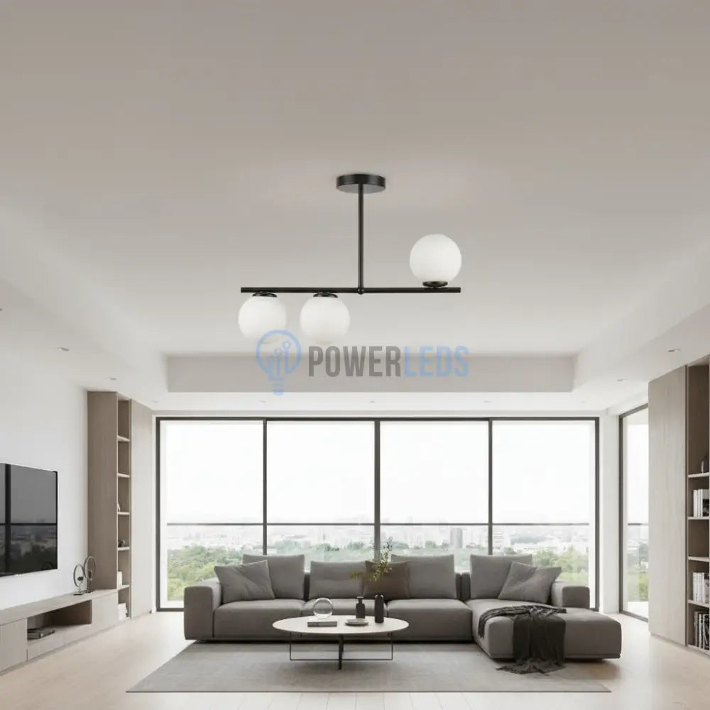 Lustra Mini VENERA Abajur MAT BLACK 3XE27 Chandeliers
