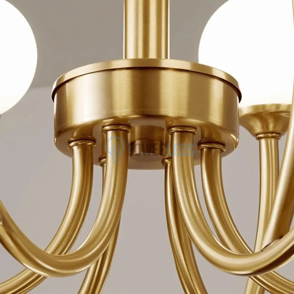 Lustra Nordic Style Abajur MAT Golden Beans 66108-12 AURIE / ABAJUR / 70CM Chandeliers