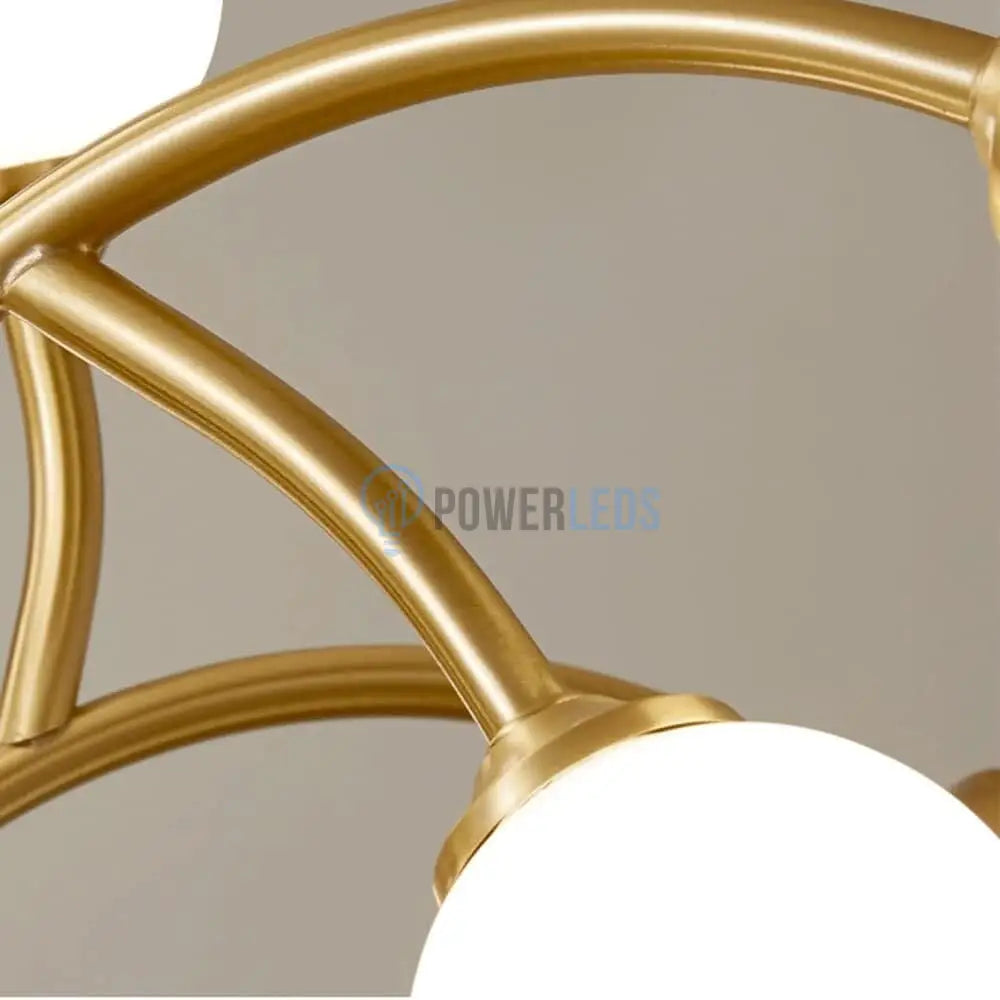 Lustra Nordic Style Abajur MAT Golden Beans 66108-12 AURIE / ABAJUR / 70CM Chandeliers