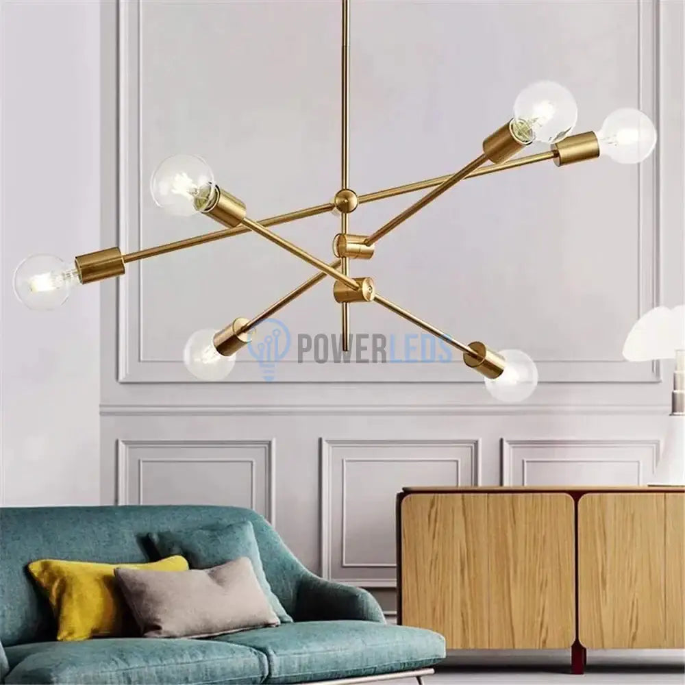 Lustra Stil Nordic Mid-Century 6Xe27 Lighting Fixtures