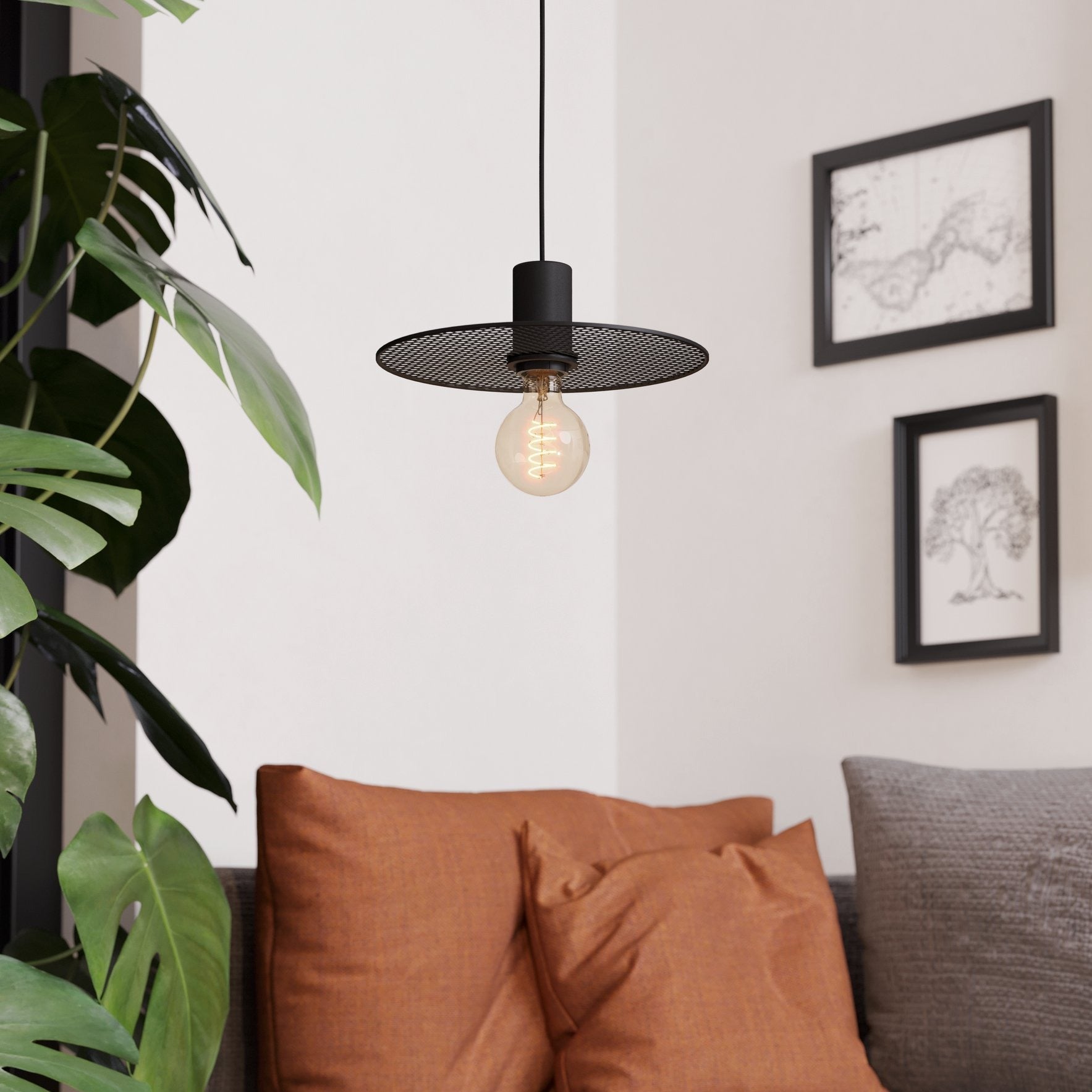 Lustra Suspendata 1xE27 IKESTON EGLO 43731 NEAGRA / MINIMALIST DESIGN Lighting Fixtures