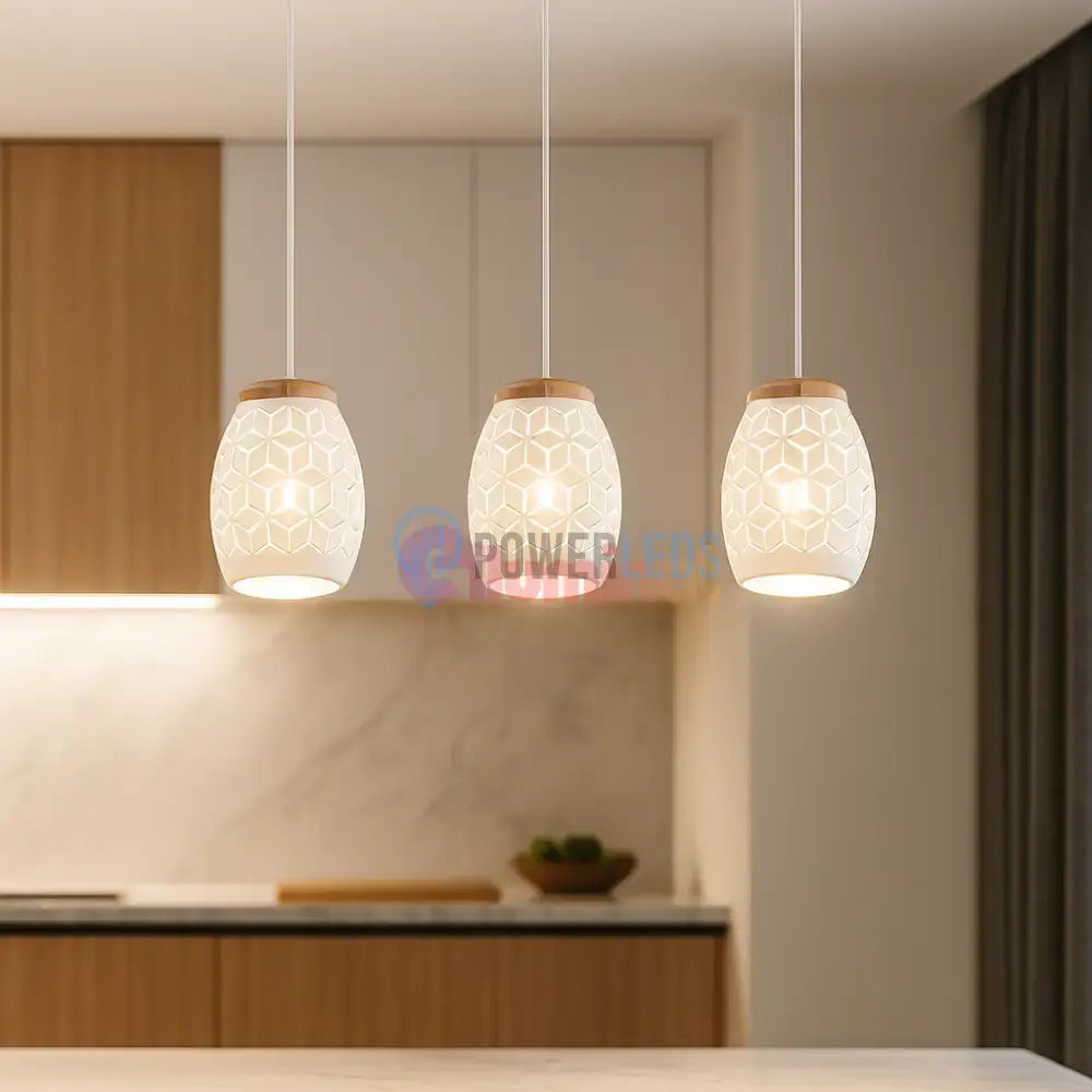 Lustra Suspendata 3xE27 BIDAR Alba ALBA / VINTAGE SI RETRO DESIGN Lighting Fixtures
