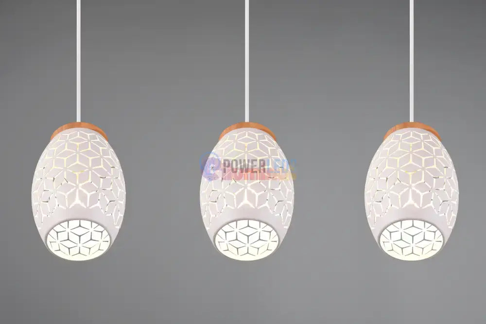 Lustra Suspendata 3xE27 BIDAR Alba ALBA / VINTAGE SI RETRO DESIGN Lighting Fixtures