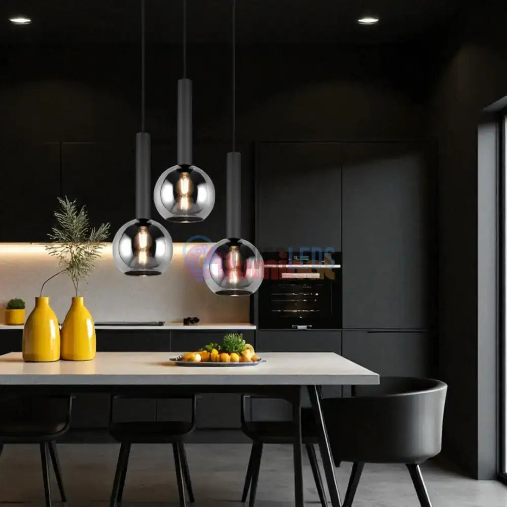 Lustra Suspendata CLAYTON 3xE27 powerleds.ro