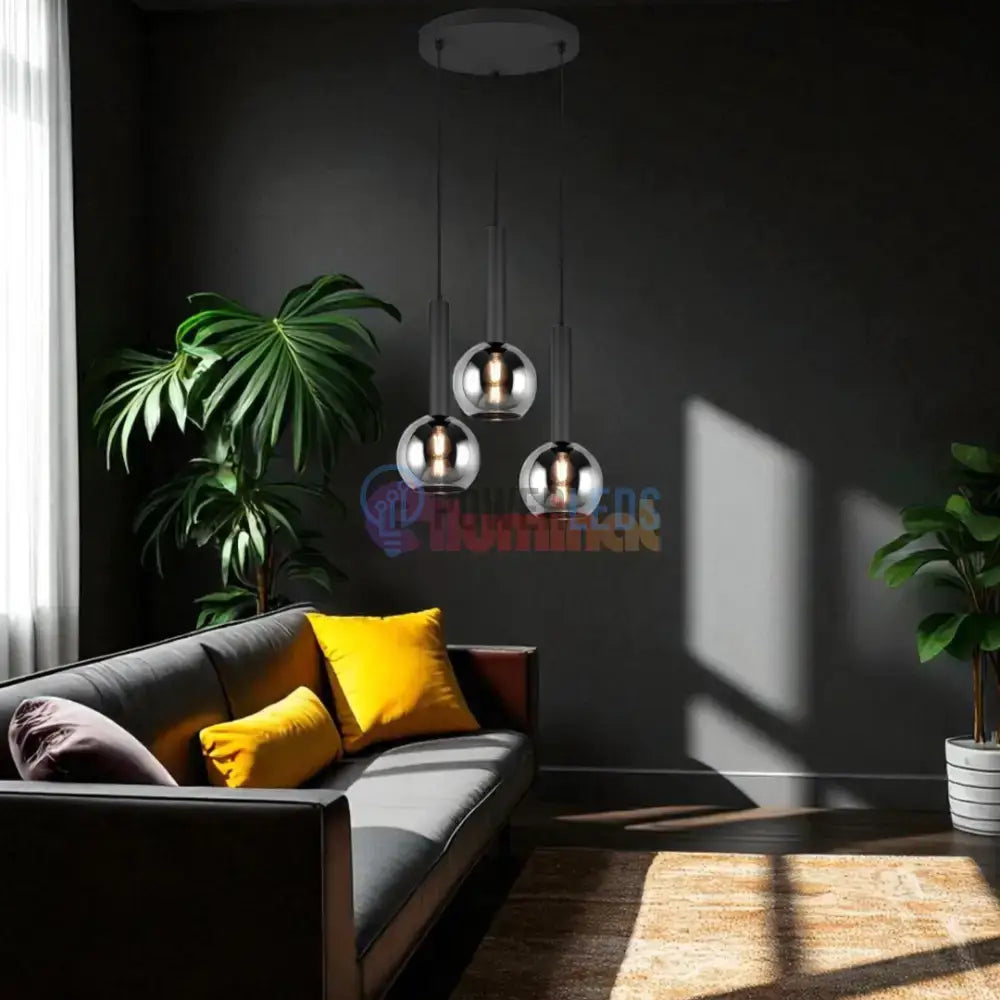 Lustra Suspendata CLAYTON 3xE27 powerleds.ro