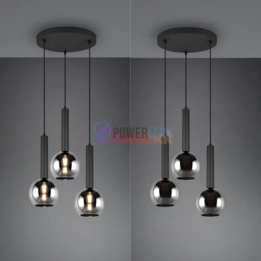 Lustra Suspendata CLAYTON 3xE27 powerleds.ro