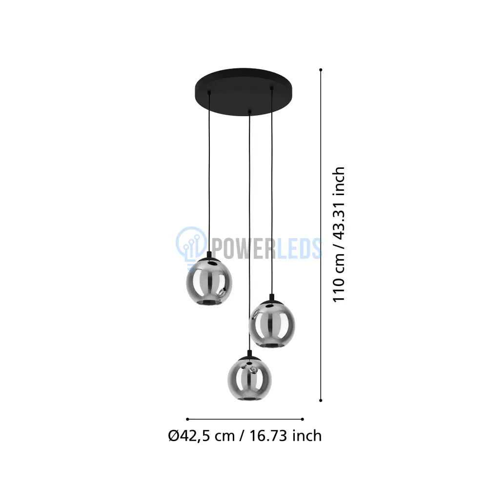 Lustra Suspendată ARISCANI Black 110CM NEAGRA / SUSPENDATE / 110CM Chandeliers