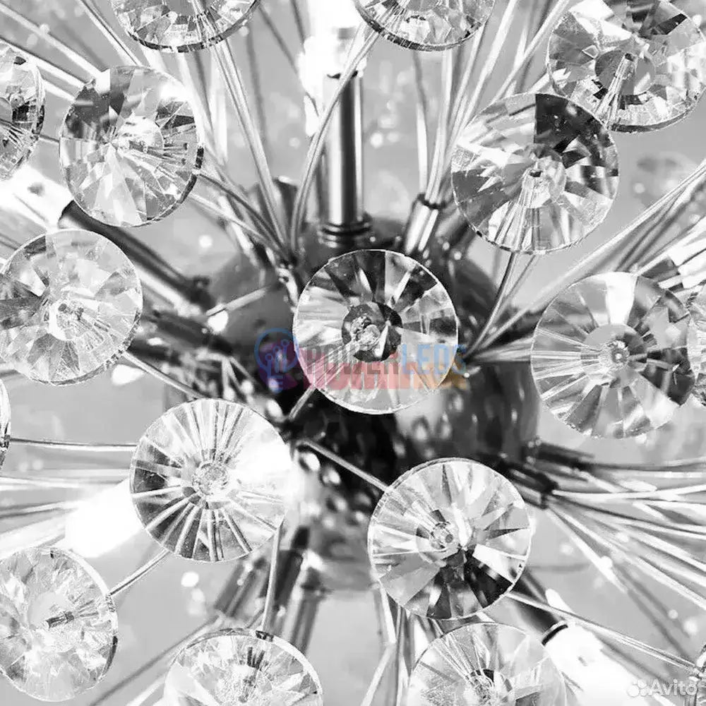 Lustra Suspendata Crystal Dandelion Silver XXL Lighting Fixtures