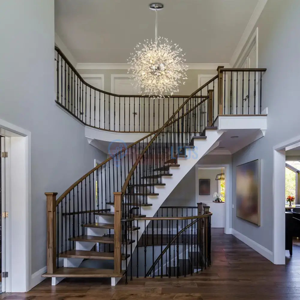 Lustra Suspendata Crystal SIGMA Silver Lighting Fixtures