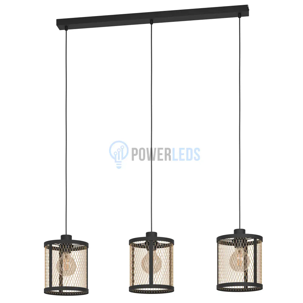 Lustra Suspendata DELLOW Black Eglo Chandeliers