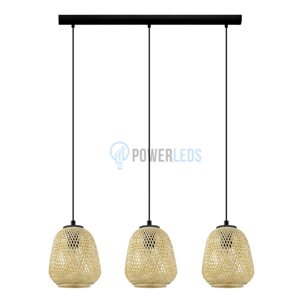 Lustra Suspendata DEMBLEBY Wood 110CM LEMN / SUSPENDATE / 110CM Chandeliers