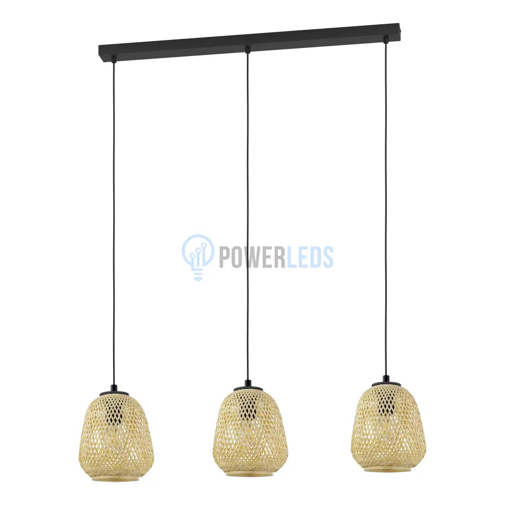 Lustra Suspendata DEMBLEBY Wood 110CM LEMN / SUSPENDATE / 110CM Chandeliers