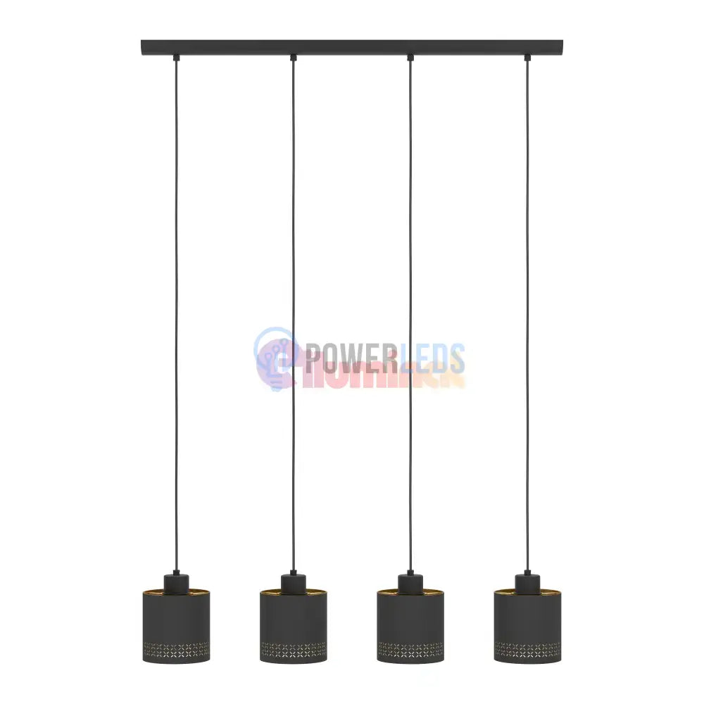 Lustra Suspendata ESTEPERRA Black & Gold 110CM NEAGRA / VINTAGE SI RETRO DESIGN / 110CM Chandeliers