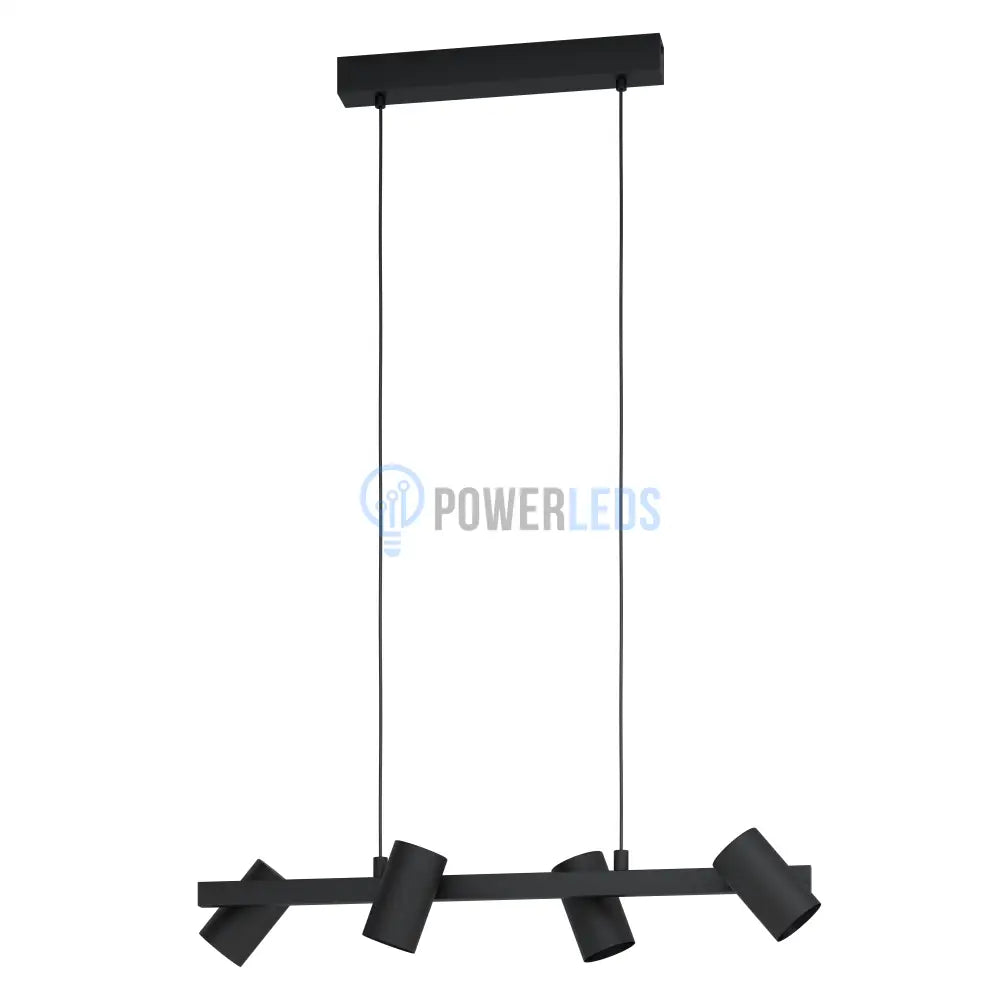 Lustra Suspendata GATUELA 1 Black 110CM NEAGRA / VINTAGE SI RETRO DESIGN / 110CM Chandeliers