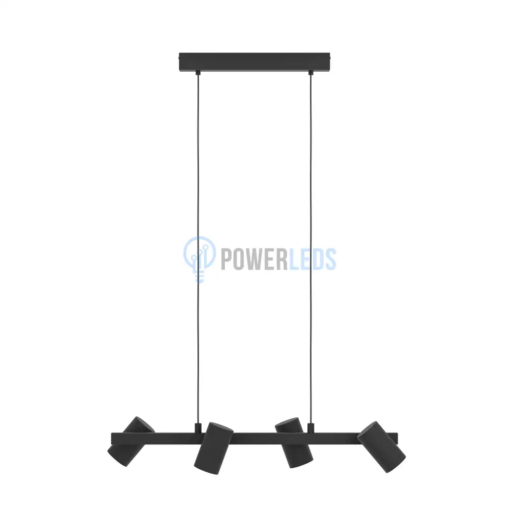 Lustra Suspendata GATUELA 1 Black 110CM NEAGRA / VINTAGE SI RETRO DESIGN / 110CM Chandeliers