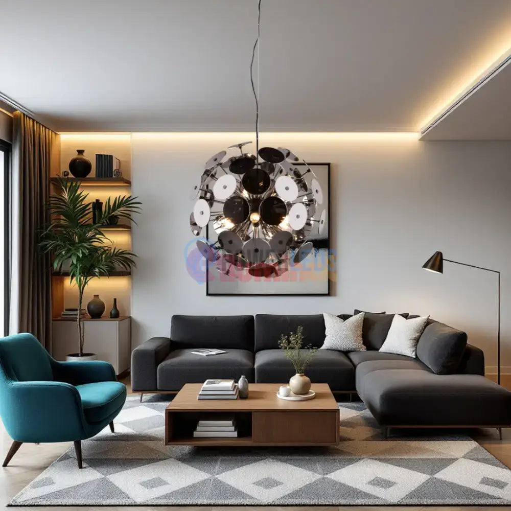Lustra Suspendata Luxury DISCALGO Black powerleds.ro
