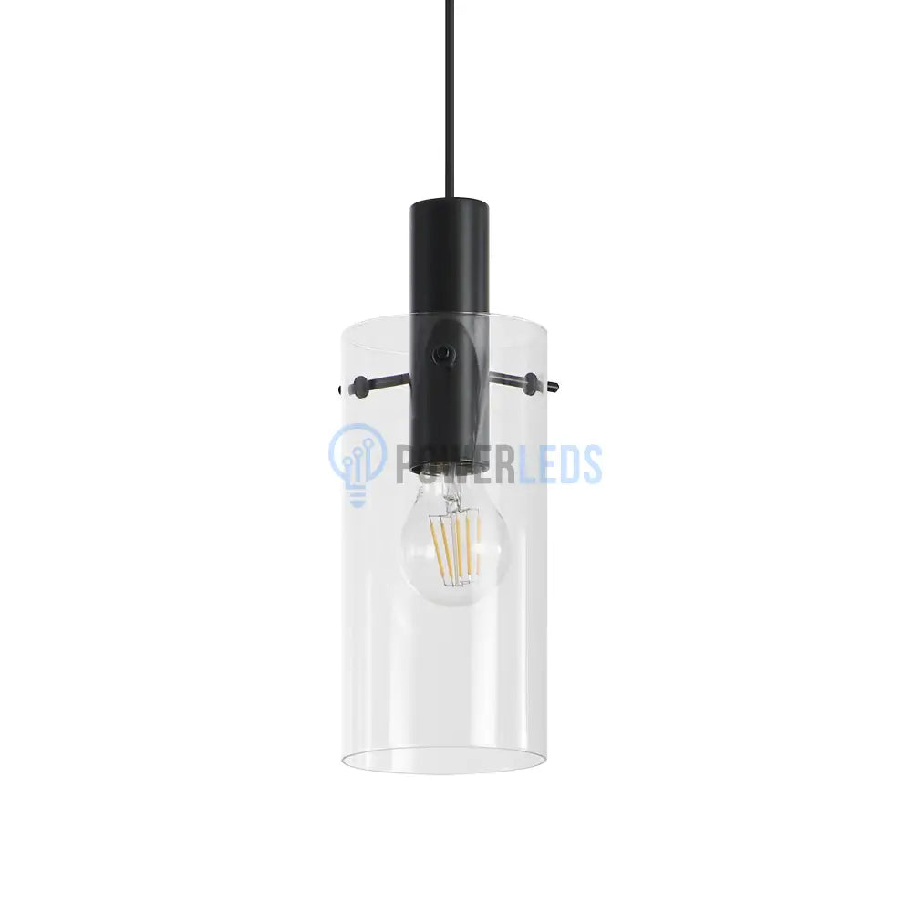 Lustra Suspendata MONTEFINO Black 110CM NEAGRA / VINTAGE SI RETRO DESIGN / 110CM Chandeliers