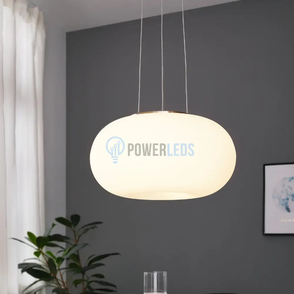 Lustra Suspendata OPTICA White Ø38CM Eglo Chandeliers