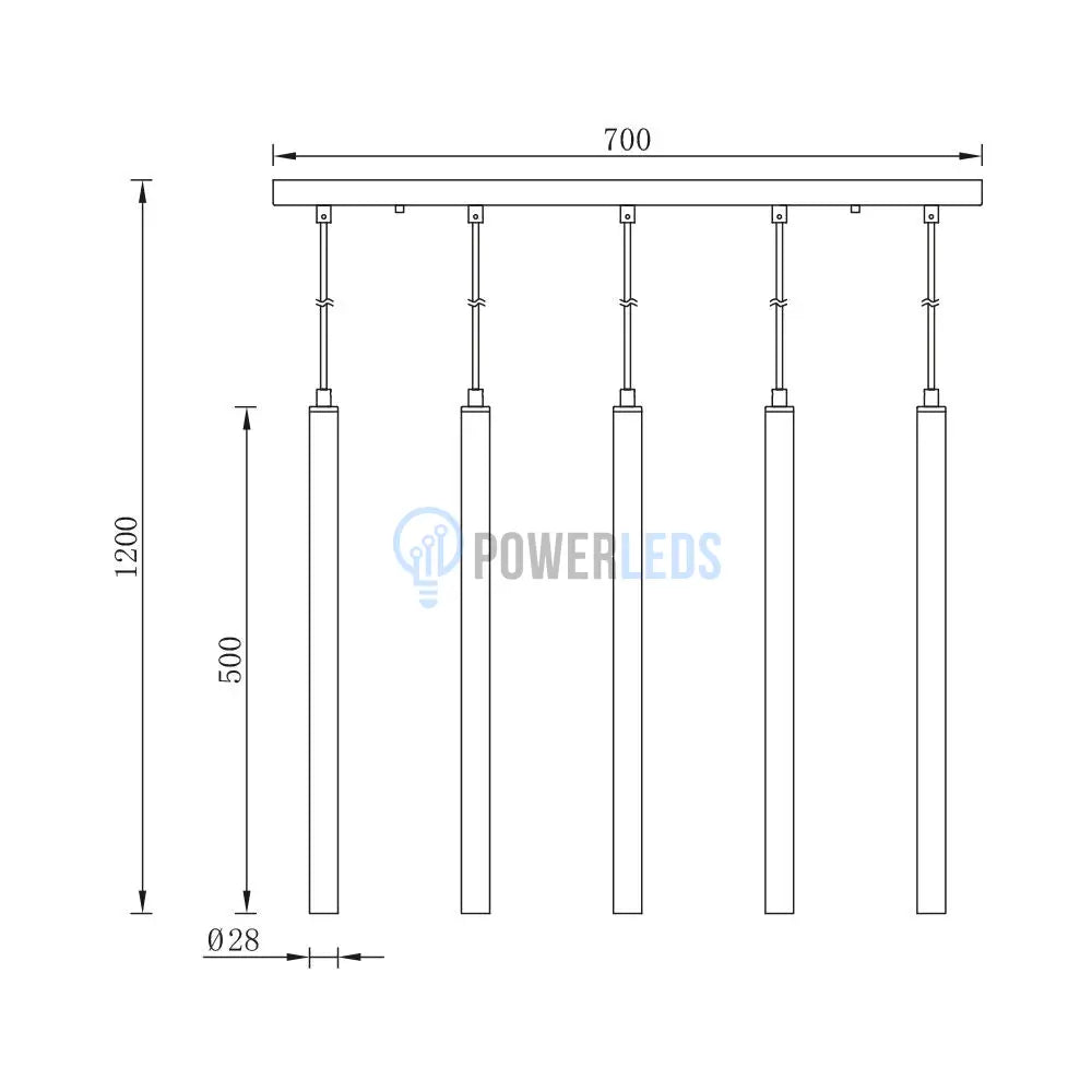 Lustra Abajur MAT GOLD Liniara 3xE27 Spiral MX165-3 (Copy) powerleds.ro
